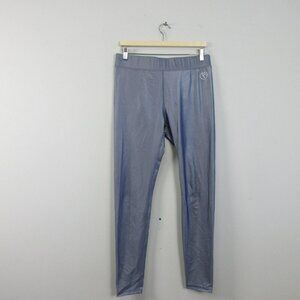 Kapow Meggings Elastic Waist Ankle Leggings Men's L Purple Fitness Workout 280